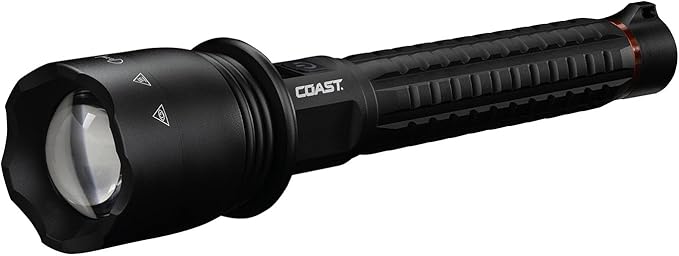 Coast XP40R 8000 Lumen Rechargeable Dual-Power LED Flashlight