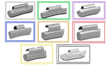 Wheel Truck Weights – TALS600 Pack of 25